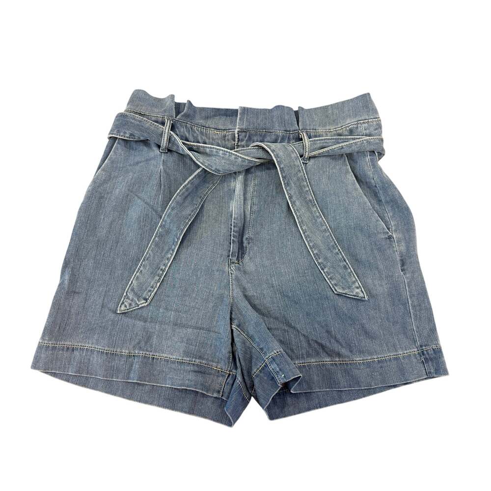 White House Black Market Denim Chambray 5" Shorts Women size 12